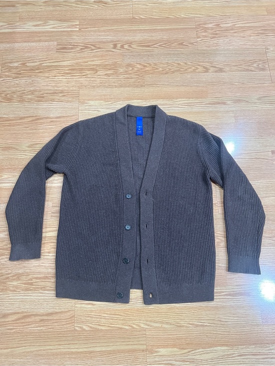 Kit and Ace Other - Kit and Ace Men's Brown Ribbed Button-Front Cardigan Men’s M